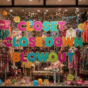 CLOSET CLOSEDOWN, EVERYTHING MUST GO🚨⚠️